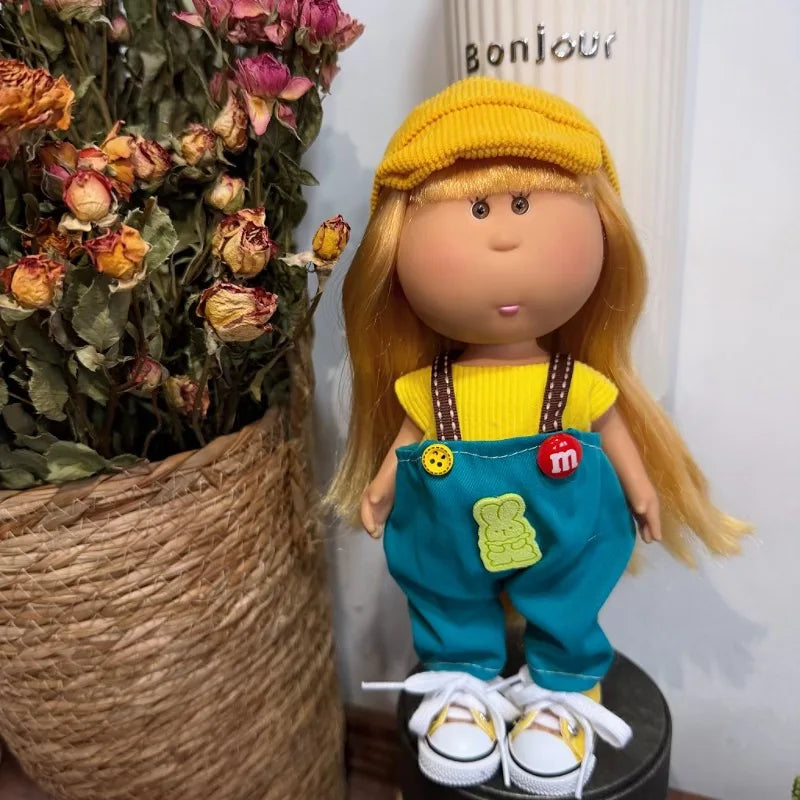 24cm Spanish Mia Potato Doll Clothes Handmade Wearable Replacement Outfits Diy Dress Up For Waldorf Style Stuffed Dolls