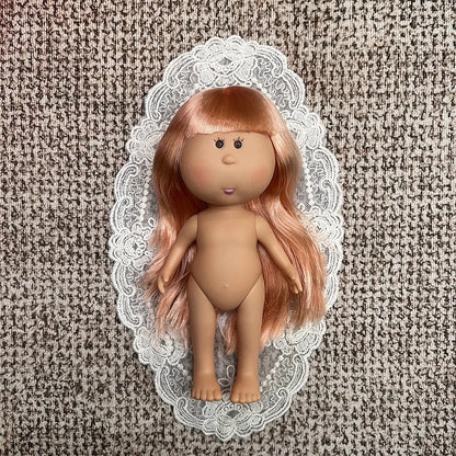 24cm Potato Doll Mia Dolls Movable Joint BJD  Vinyl Doll Bean Eye Doll Children Companion Toys Girl DIY Toy Gift