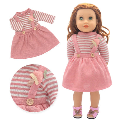Doll Clothes for 43cm Born Baby Doll Cute 43cm Newborn Doll Accessories Festival Birthday Gift Doll Down Coat Children Toys Wear