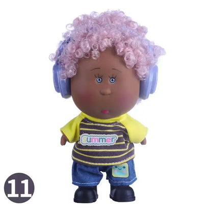 new 18cm Girl bjd doll with colorful hair Dress Up Toy DIY Gifts for girl Children Christmas Holiday Collection