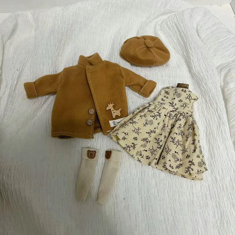 For 24cm Spanish Potato Doll Mia Clothes Set，Cartoon Casual Daily Dress Up Vinyl Doll Accessories Decoration Girl Toy Gifts