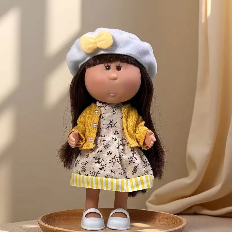 Guabao Spanish Potato Doll Clothes Frog Style Plush Hat Dress Set Hand Embroidered Outfit Replacement For Kids Birthday Gift
