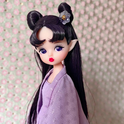 Blommor Doll Collection Doll 1/6 Pvc Doll OOAK Cute Girl Toys Unique Customized BJD Designer Toy Decoration Art Gift