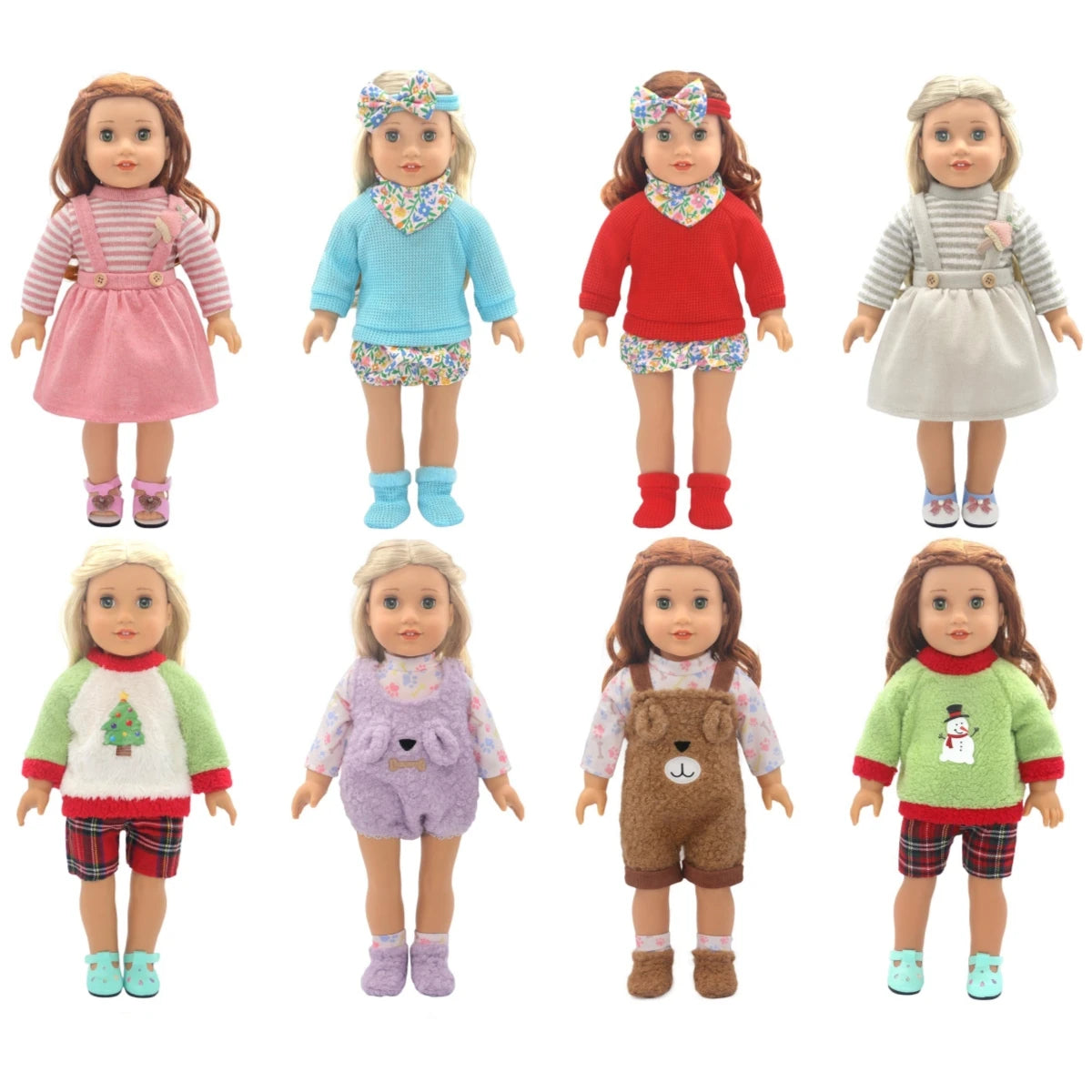 Doll Clothes for 43cm Born Baby Doll Cute 43cm Newborn Doll Accessories Festival Birthday Gift Doll Down Coat Children Toys Wear