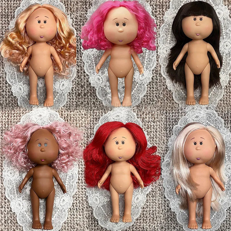 24cm Potato Doll Mia Dolls Movable Joint BJD  Vinyl Doll Bean Eye Doll Children Companion Toys Girl DIY Toy Gift