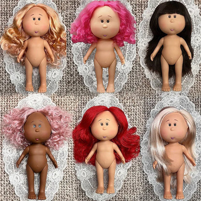 24cm Potato Doll Mia Dolls Movable Joint BJD  Vinyl Doll Bean Eye Doll Children Companion Toys Girl DIY Toy Gift