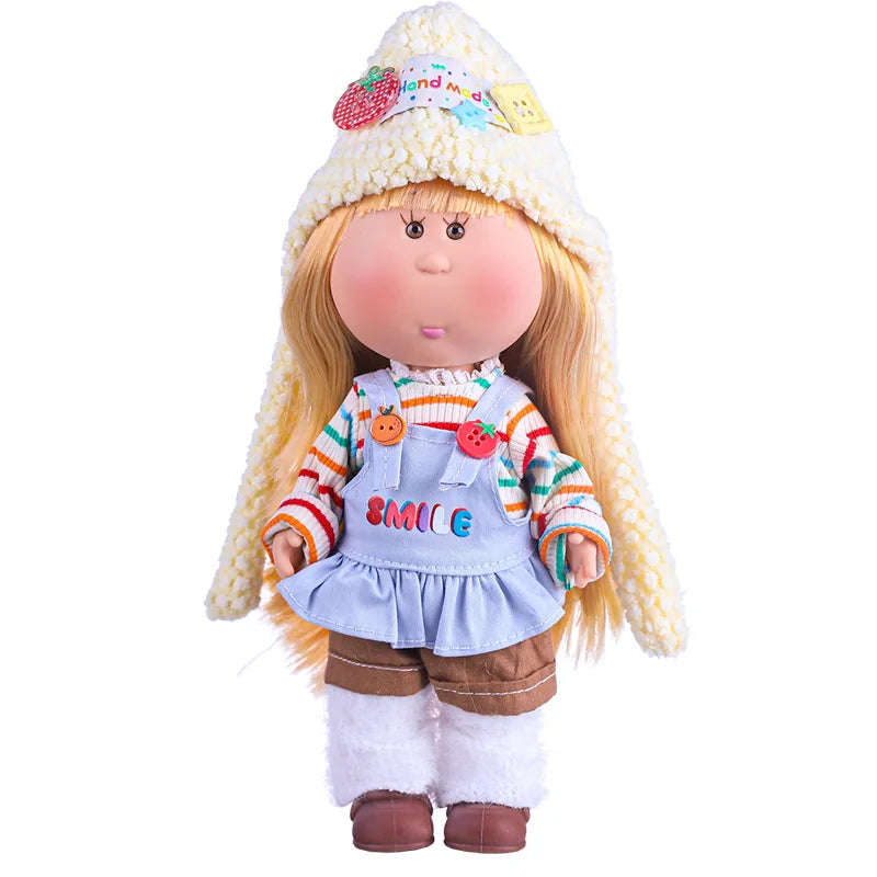 24cm Mia Potato Doll with Clothes, Cute Plush Dress Up Doll, Spanish Style Collectible Figure Gift